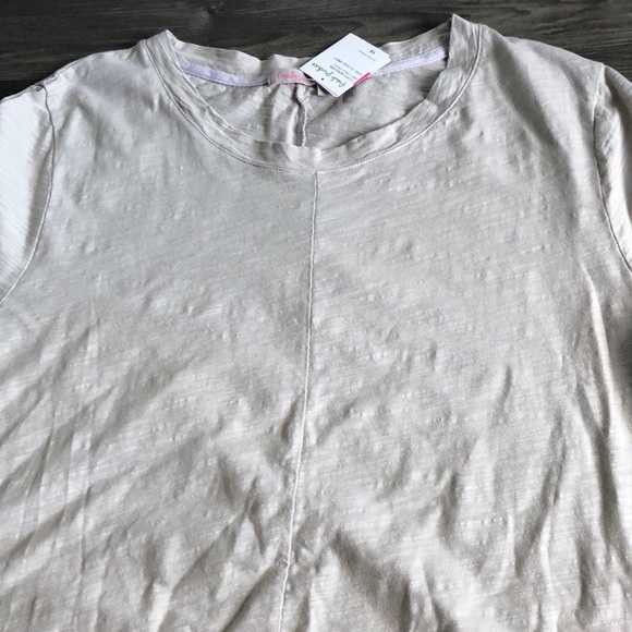 NWT Fresh Produce Lorna Short Sleeve Shirt Dress Cloud Grey Beige 1X Pockets - Picture 4 of 16